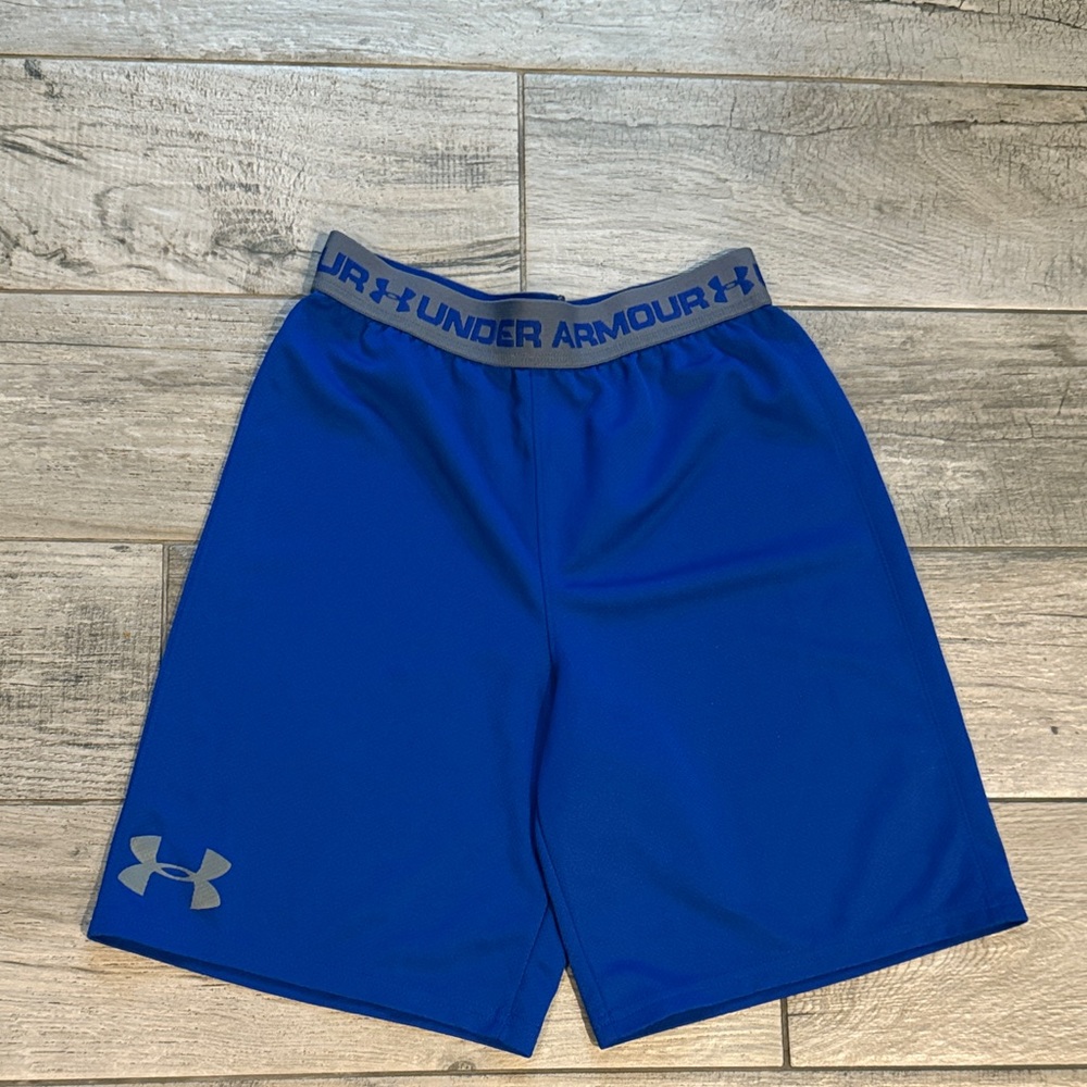 EUC Under Armour Royal Blue Athletic Shorts, sz M